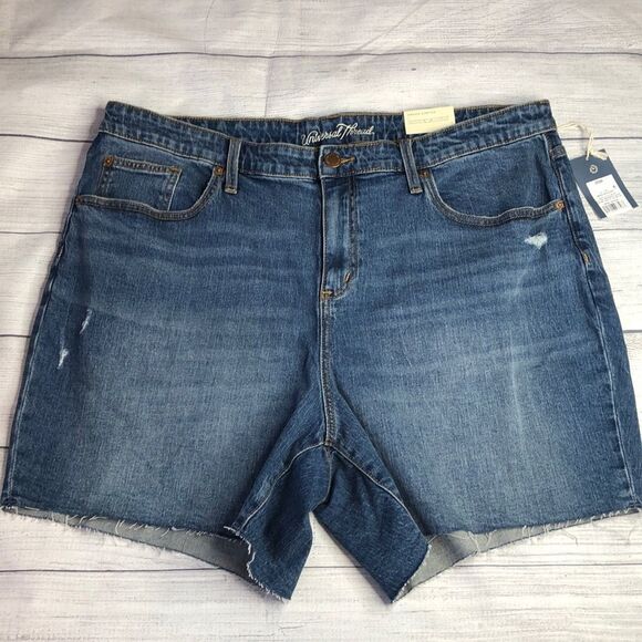 Universal Thread High Rise Boyfriend Jean Shorts Size 20W NWT - Picture 4 of 9